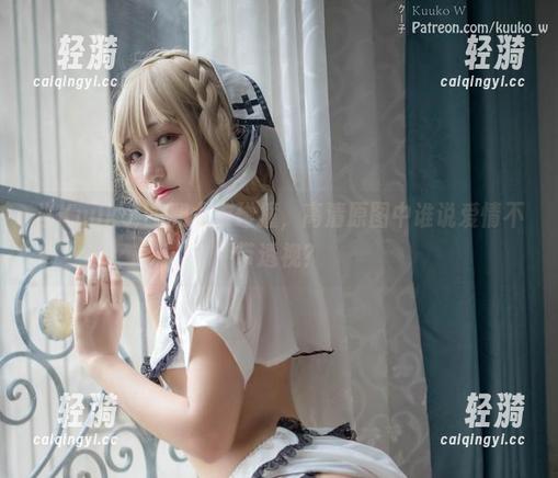 Kuuko W 当Kuuko W和女友碰撞,高清原图中谁说爱情不带透视?